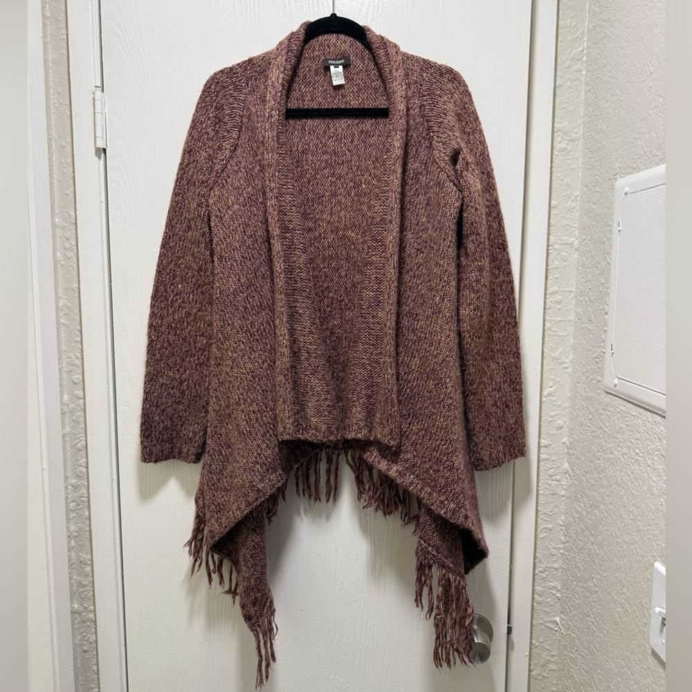 Kerisma Women's Fringe Cardigan Wool and Mohair
